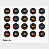Stemming in 2024 ronde sticker (Vel)