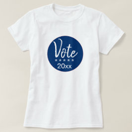 Stemming in 2024 Verkiezing Vijf sterren blauw nie T-shirt