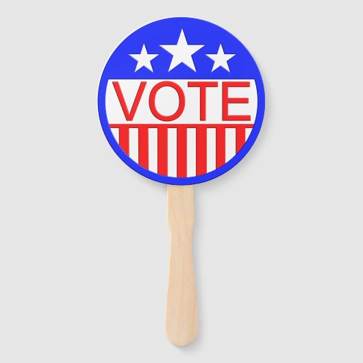 Stemming in Amerika Handwaaier (Voorkant)