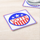 Stemming in Amerika Kartonnen Onderzetters (Schuin)