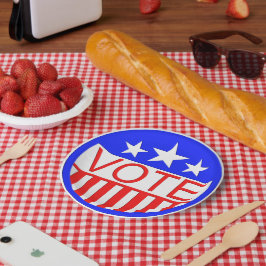 Stemming in Amerika Papieren Bordje