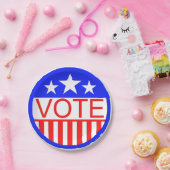 Stemming in Amerika Papieren Bordje (Feest)