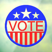 Stemming in Amerika Raamsticker (Vel 3)