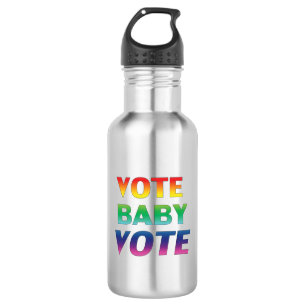 "Stemming in baby" Pride lgbtq lgbt regenboogkleur Waterfles