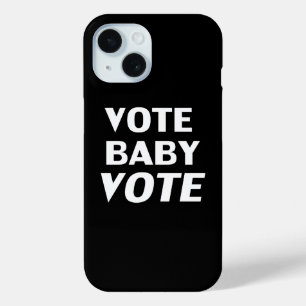 Stemming in baby stemming: zwart wit, modern, stev iPhone 15 case