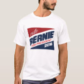Stemming in Bernie voor President 2016 Campagnebor T-shirt (Voorkant)