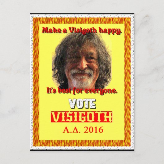 Stemming in bezoek voor President in 2016 Briefkaart (Voorkant)