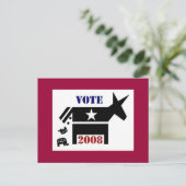 STEMMING IN BRIEFKAART 2008 (Staand voorkant)