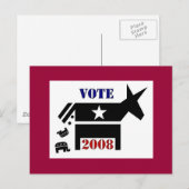 STEMMING IN BRIEFKAART 2008 (Voorkant / Achterkant)