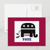 STEMMING IN BRIEFKAART 2008 (Voorkant / Achterkant)