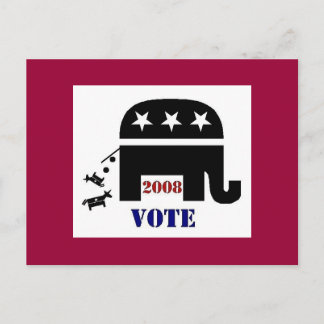 STEMMING IN BRIEFKAART 2008