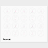 Stemming in commissie 22-2 ronde sticker (Vel)