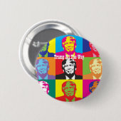 Stemming in commissie: met algemene stemmen 2020 ronde button 5,7 cm (Voorkant /achterkant)