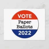 Stemming in commissie: met algemene stemmen aangen briefkaart (Voorkant)