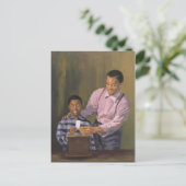 Stemming in commissie: met algemene stemmen aangen briefkaart (Staand voorkant)