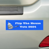 Stemming in commissie: met algemene stemmen aangen bumpersticker (Op auto)