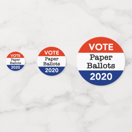 Stemming in commissie: met algemene stemmen aangen confetti (Achterkanten)