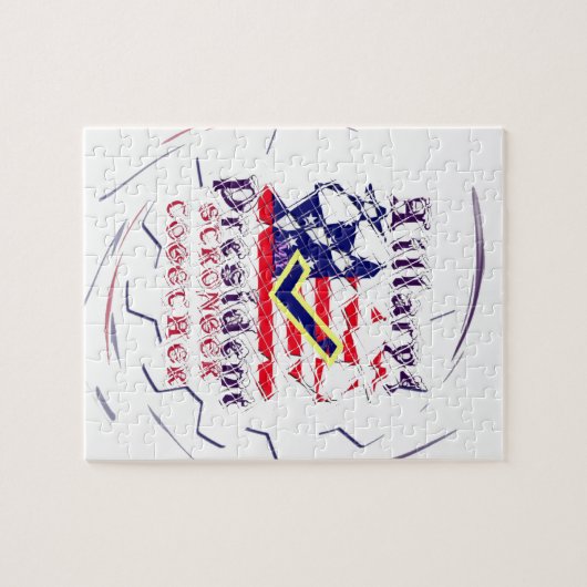 Stemming in commissie: met algemene stemmen aangen legpuzzel (Horizontaal)