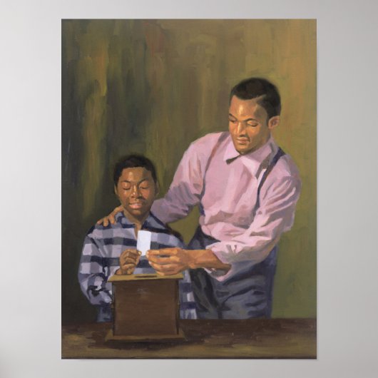 Stemming in commissie: met algemene stemmen aangen poster (Voorkant)