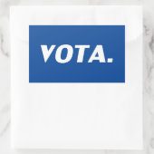 Stemming in commissie: met algemene stemmen aangen rechthoekige sticker (Tas)