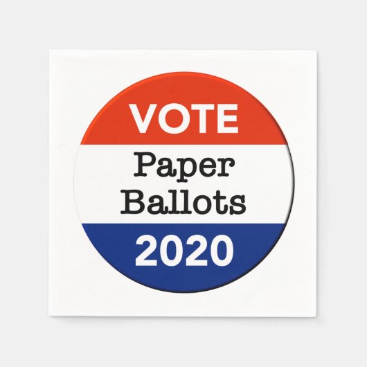 Stemming in commissie: met algemene stemmen aangen servet (Voorkant)