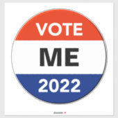 Stemming in commissie: met algemene stemmen aangen sticker (Vel)