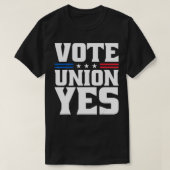 Stemming in commissie: met algemene stemmen aangen t-shirt (Design voorkant)