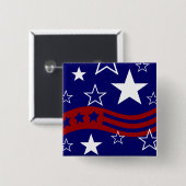 Stemming in commissie: met algemene stemmen aangen vierkante button 5,1 cm (Voorkant /achterkant)