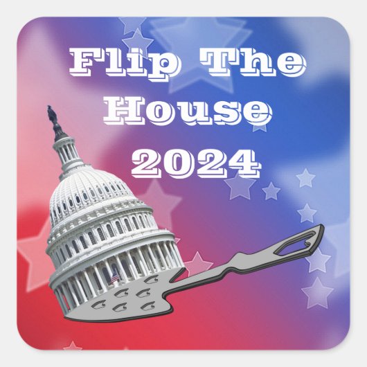 Stemming in commissie: met algemene stemmen aangen vierkante sticker (Voorkant)