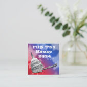 Stemming in commissie: met algemene stemmen aangen vierkante visitekaartje (Staand voorkant)