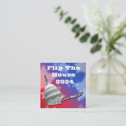 Stemming in commissie: met algemene stemmen aangen vierkante visitekaartje (Staand voorkant)