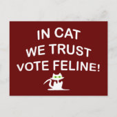 Stemming in commissie met algemene stemmen briefkaart (Voorkant)