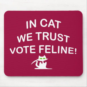 Stemming in commissie met algemene stemmen muismat