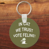 Stemming in commissie met algemene stemmen sleutelhanger (Voorkant)