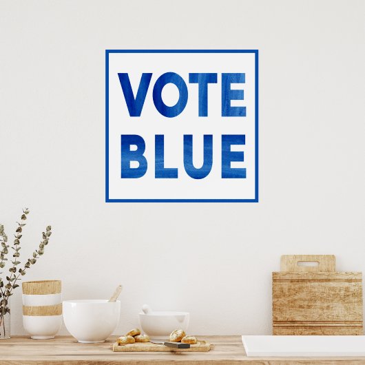 Stemming in commissie: met waterverf poster (Keuken)