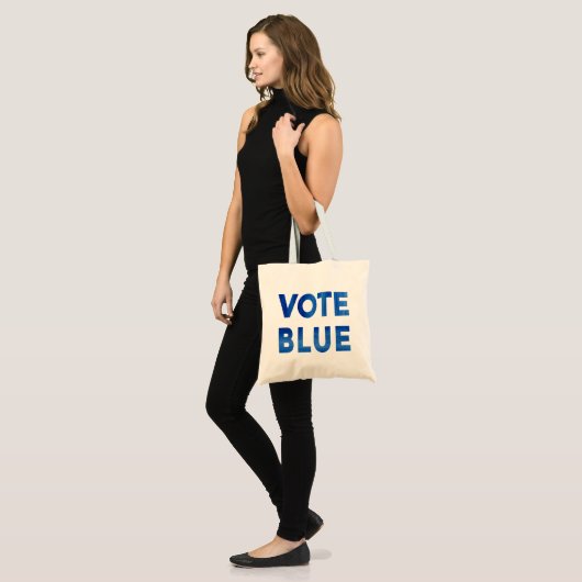 Stemming in commissie: met waterverf tote bag (Voorkant (model))