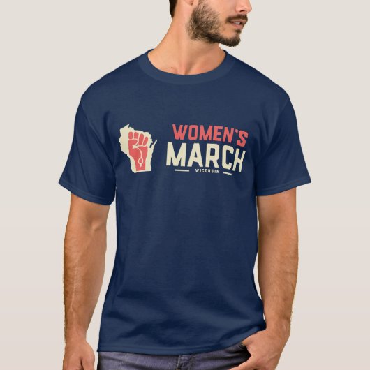 Stemming in de mars voor vrouwen t-shirt (Voorkant)