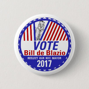 Stemming in de ontwerpbegroting 2017 ronde button 5,7 cm