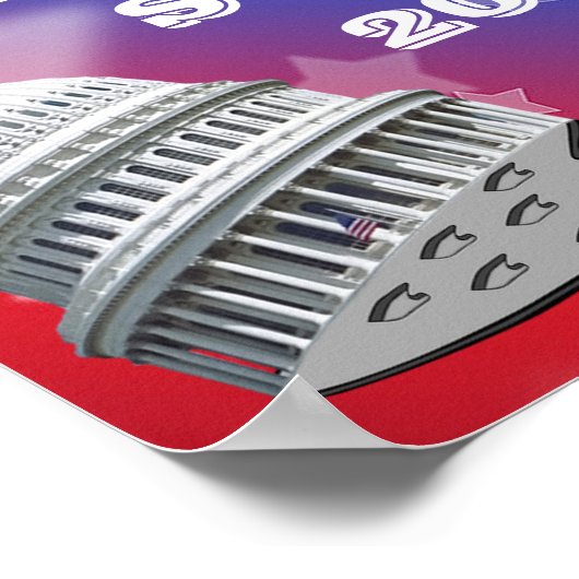 Stemming in de senaat 2020 omdraaien poster (Hoek)