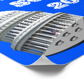 Stemming in de Senaat: blauw 2020 Poster (Hoek)