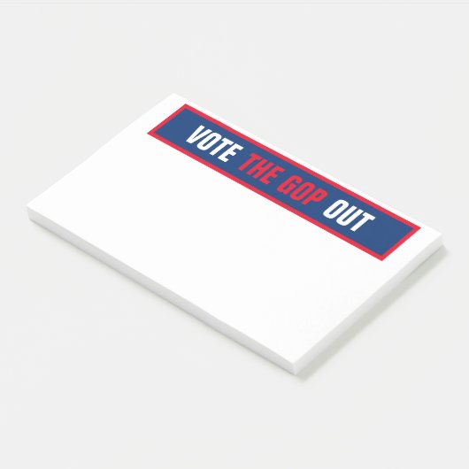 Stemming in de Sjabloon verkiezingen 2020 Post-it® Notes (Schuin)