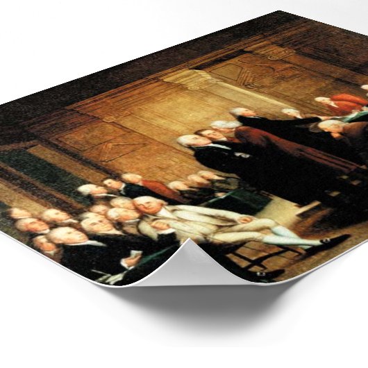 Stemming in het Congres over de onafhankelijkheids Poster (Hoek)