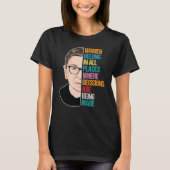 Stemming in het Hooggerechtshof, Ruth Bader Ginsbu T-shirt (Voorkant)