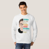 Stemming in het Hooggerechtshof, Ruth Bader Ginsbu T-shirt (Voorkant volledig)