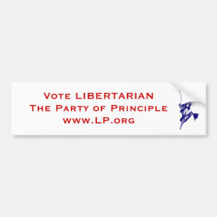 Stemming in Libertarian Bumpersticker