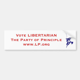 Stemming in Libertarian Bumpersticker
