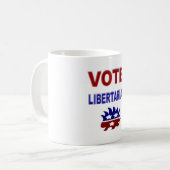 Stemming in Libertarian Koffiemok (Voorkant links)