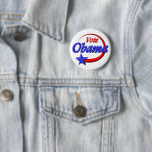 Stemming in Obama 2012 . Creëer de toekomst Ronde Button 5,7 Cm (In situ)