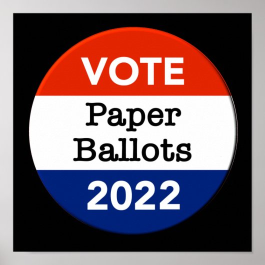 Stemming in Poster over de tussentijdse verkiezing (Voorkant)