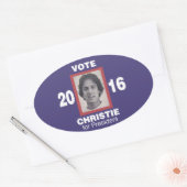 Stemming in President 2016 Ovale Sticker (Envelop)